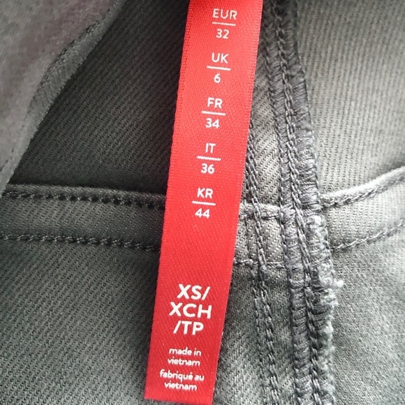 SPANX Stretch Twill Straight Leg Pants, Womens, Hazy Blue‎ Grey Size XS, NEW - Picture 10 of 14